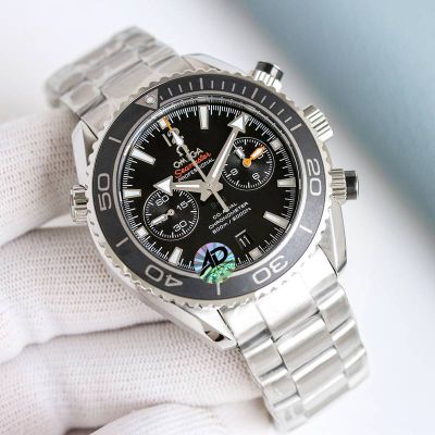 TVS Factory Omega Seamaster 600m 45.5mm Ceramic Bezel 9900 Movement 316LSteel Stainless Steel Strap Watch